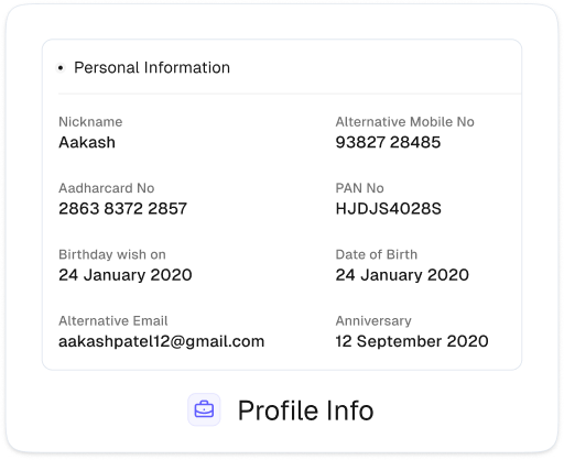 Profile Info